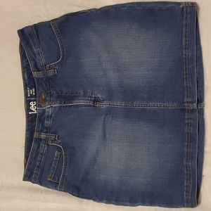 LEE  Denim Regular Fit Skort Mid Rise 10